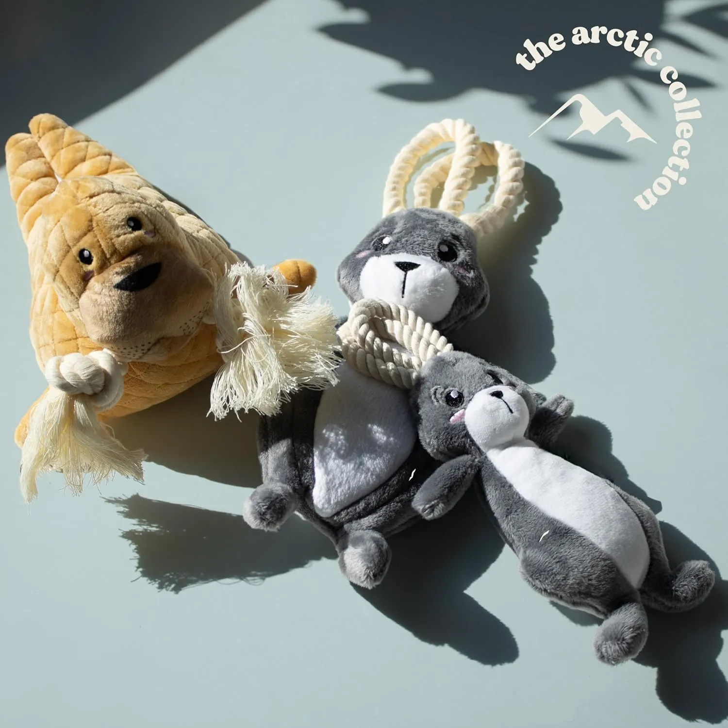 Arctic Collection Dog Toys | Jumbo Sized Walter The Walrus | Cute, Durable, & Sustainable Plush Chew Toys for Dogs 50 lbs & up | Eco Friendly & 100% Recycled Materials