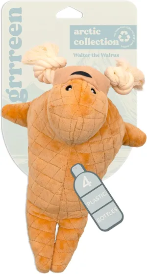 Arctic Collection Dog Toys | Jumbo Sized Walter The Walrus | Cute, Durable, & Sustainable Plush Chew Toys for Dogs 50 lbs & up | Eco Friendly & 100% Recycled Materials