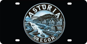Astoria Oregon Souvenir Car-Home Decoration Metal Plaque - Wall Decoration