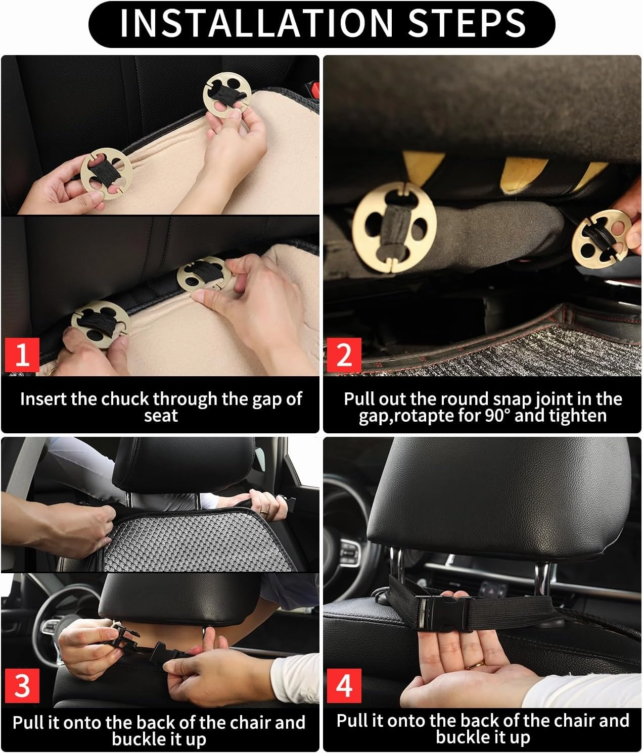 Auto Newer Car Seat Cover,Breathable Front Car Seat Cushion,Comfortable Car Seat Protector,Anti-Slip and Full Wrap Driver Car Seat Protector with Storage Pocket,Universal All Seasons(Gray,1PCS)