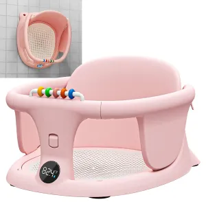 Baby Bath seat for Babies Sitting up Infant Bath tub Portable sit up Seats Bathing Chair Newborn Essentials Toddler Must Haves 0-12 Months Bathtub Sink Bather Sitting Shower Support Travel Ring