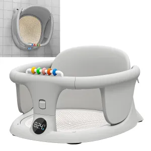 Baby Bath seat for Babies Sitting up Infant Bath tub Portable sit up Seats Bathing Chair Newborn Essentials Toddler Must Haves 0-12 Months Bathtub Sink Bather Sitting Shower Support Travel Ring