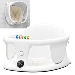 Baby Bath seat for Babies Sitting up Infant Bath tub Portable sit up Seats Bathing Chair Newborn Essentials Toddler Must Haves 0-12 Months Bathtub Sink Bather Sitting Shower Support Travel Ring