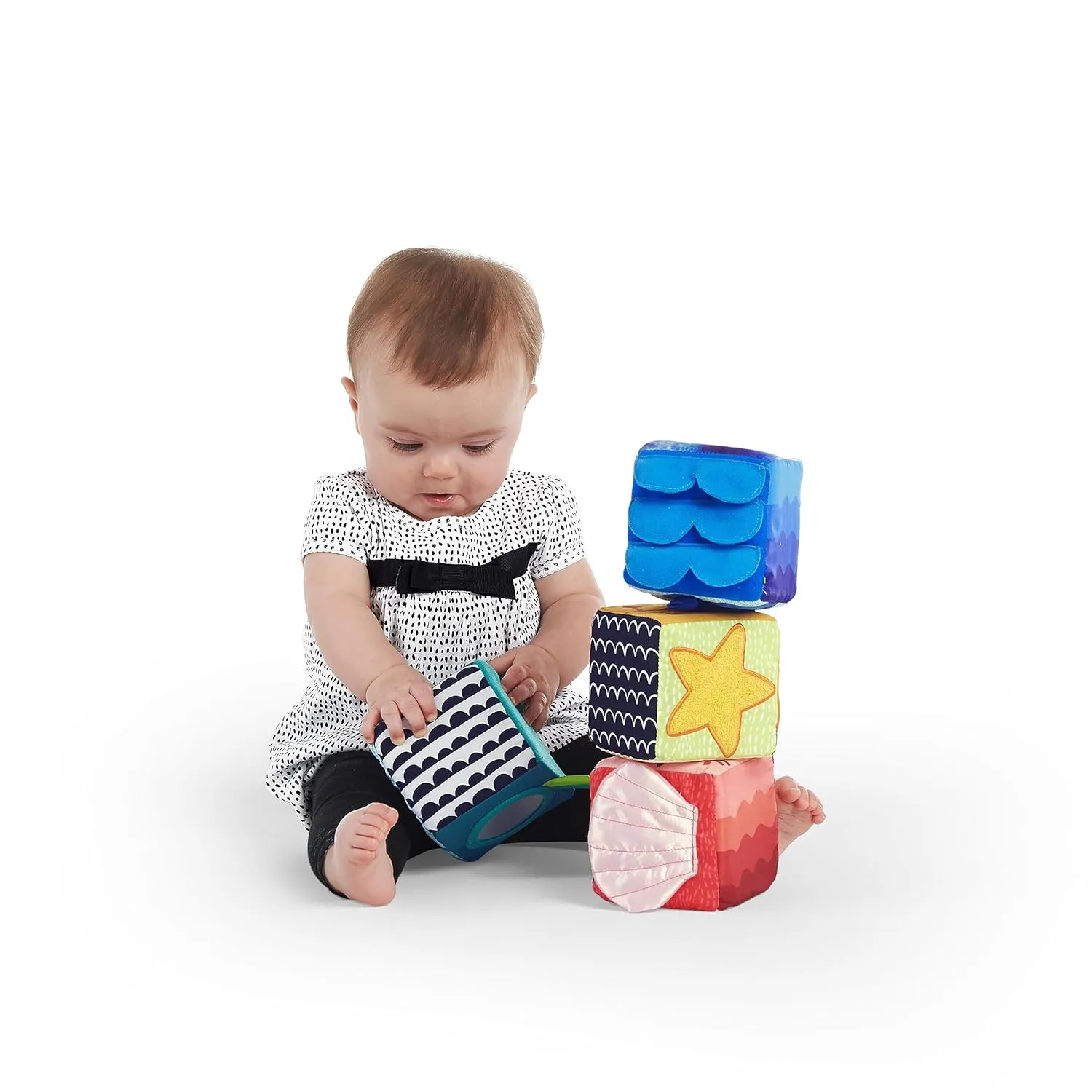 Baby Einstein Explore & Discover Soft Blocks Toys, Ages 3 months  