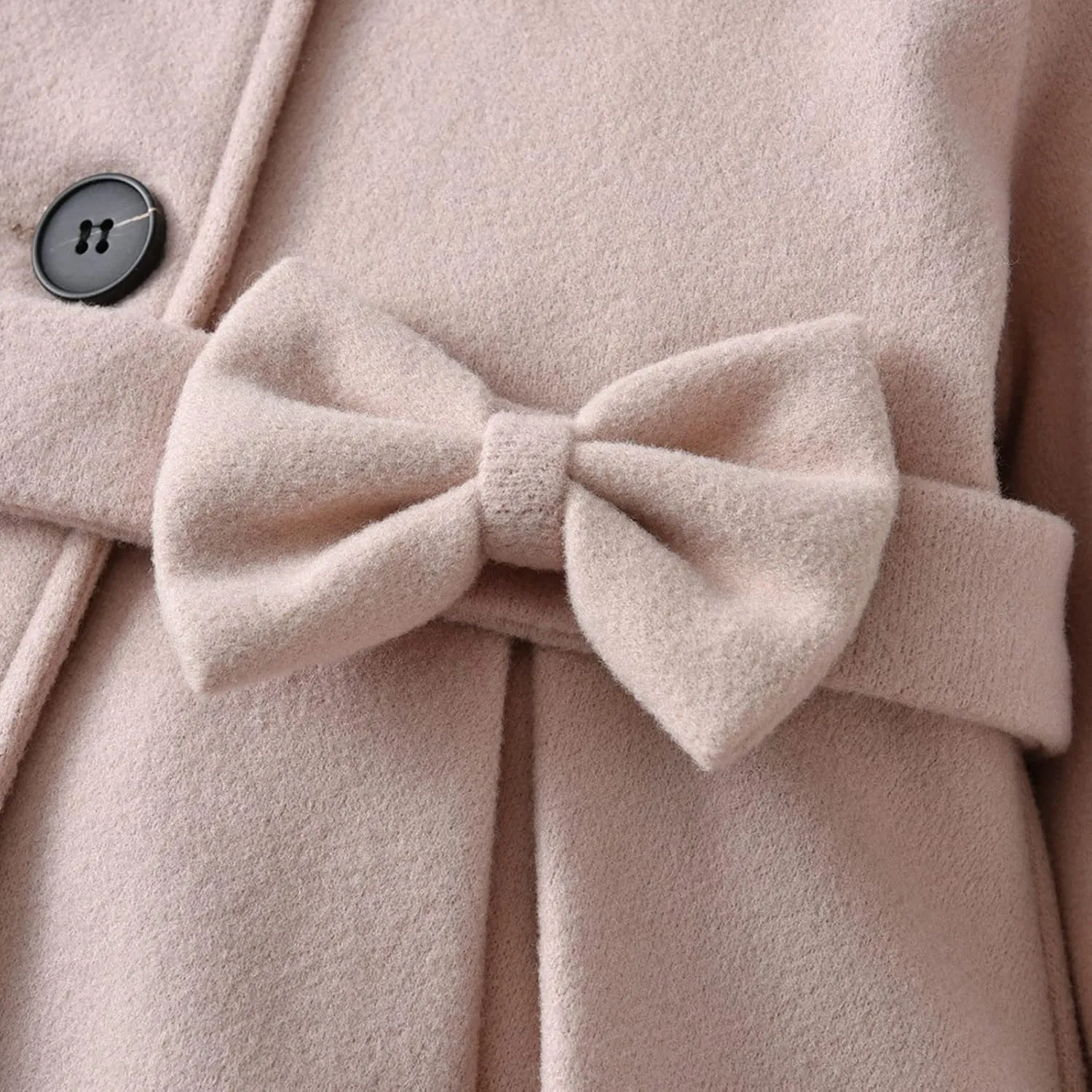 Baby Girls Fall Winter Clothes Toddler Kids Coat Outfits Long Sleeve Dress Coat with Hat Set Fashion Xmas Clothing