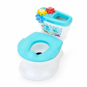 Baby Einstein Geared for Success 2-in-1 Potty Training System, Toilet & Potty Seat Included, Ages 18  Months, with Music and Spinning Gears