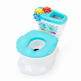 Baby Einstein Geared for Success 2-in-1 Potty Training System, Toilet & Potty Seat Included, Ages 18  Months, with Music and Spinning Gears