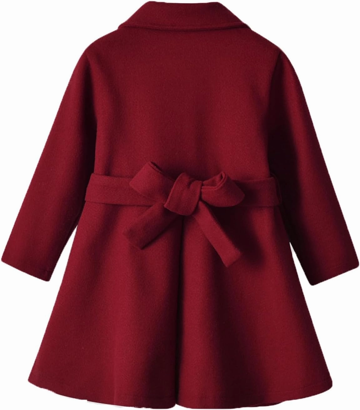 Baby Girls Fall Winter Clothes Toddler Kids Coat Outfits Long Sleeve Dress Coat with Hat Set Fashion Xmas Clothing