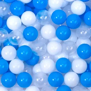 Ball Pit Balls for Toddlers, 2.15 Inches Summer Water Toy Balls, Thicken Soft Crush Proof PlasticPit Balls BPA Phthalate Free