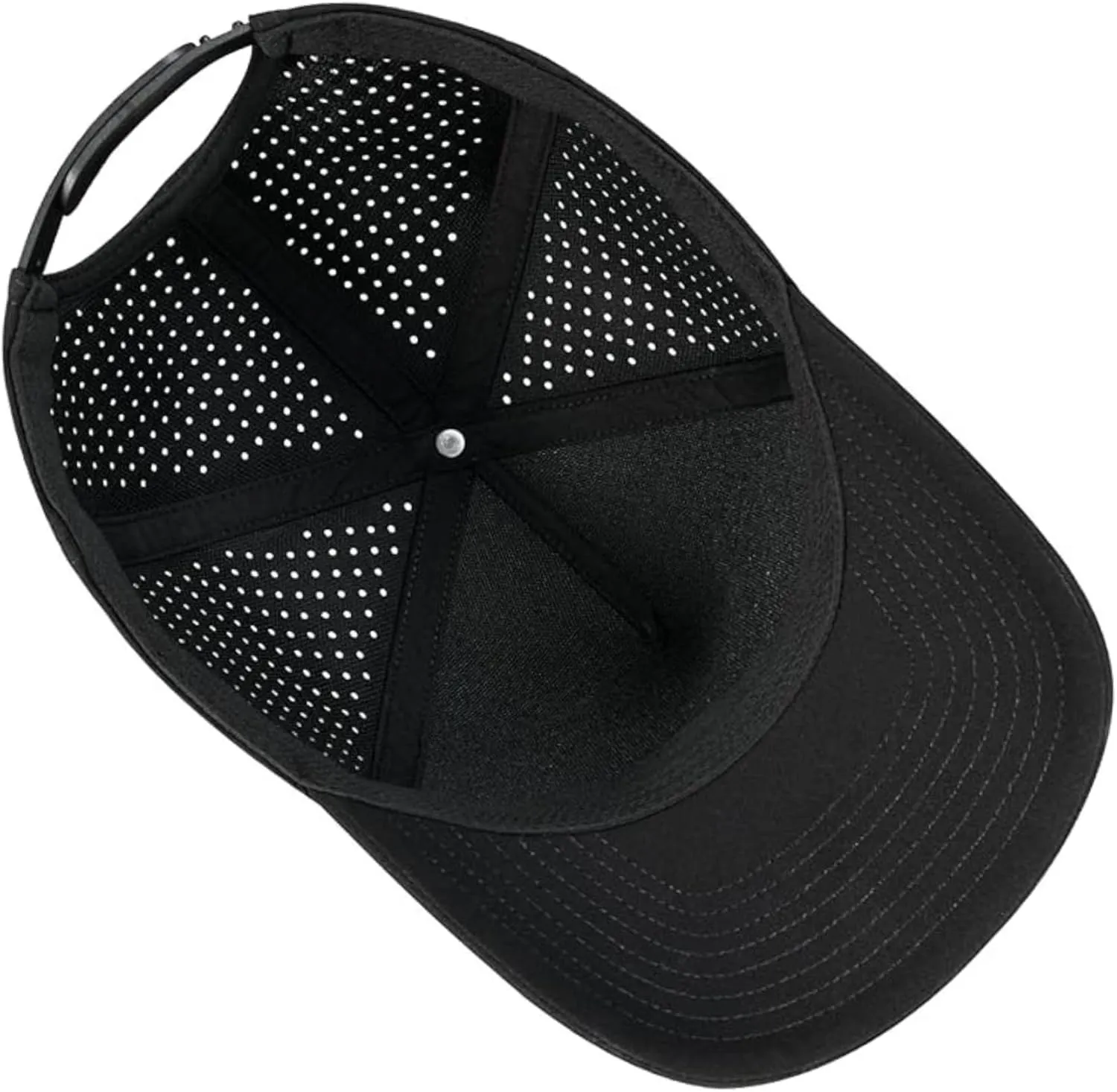 Baseball Cap Men Women Adjustable Quick Dry Laser Cut Mesh Ball Curved Brim Snapback Hat