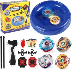 Bay Battle Burst Avatar Attack Battle Set with Two String Launcher and Grip Starter Set…