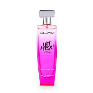 BellaVita Luxury Hot Mess Perfumes for women (100ml) | Luxury Eau De Perfume for Women | Notes of Citrus, Mandarin, Passion Fruit, Floral & Fruity | Premium French Floral Perfume for Women