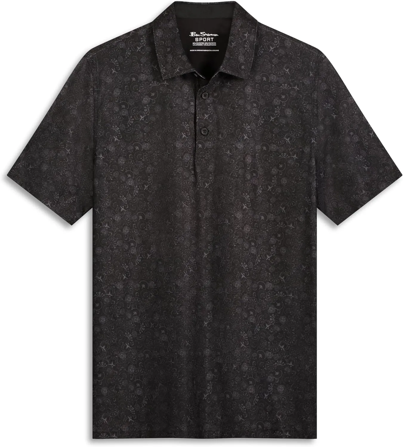 Ben Sherman Men's Performance Stetch Golf Shirts– Extra Soft Fabric, Moisture-Wicking, Odor Resistant