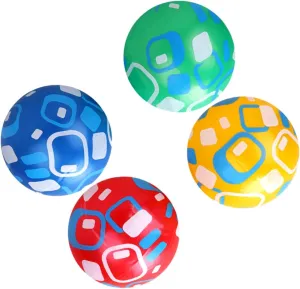 BESPORTBLE 22cm Inflatable Toy Ball Stretch Ball for Children PVC Fun Patterns Easy to Store