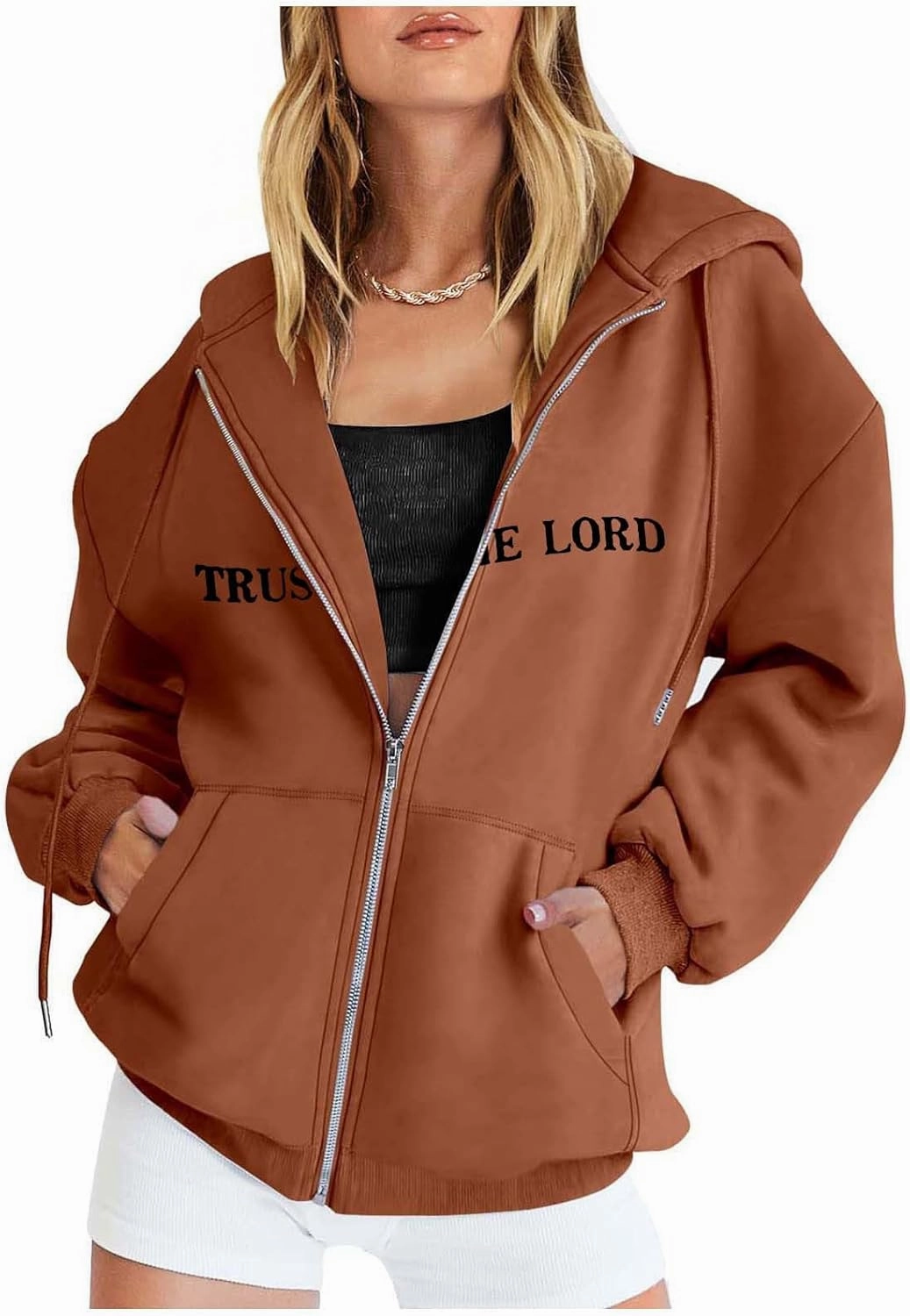 Bible Verse for Women Faith Over Fear Hoodie Fashion Shirt Christian Graphic Hoodies Pull Over Love Like Jesus Spirit