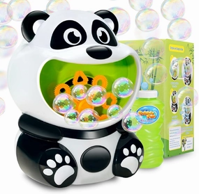 Big Panda Bubble Machine Toys for Toddlers Kids Bubble Maker Blower with 8oz Bubble Solution Ideal Outdoor Party Toys Gift for Toddlers