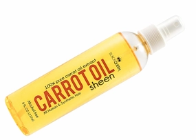 Black Queen Carrot Oil Sheen Spray - Vibrant Shine for 4C Hair, Locs, Braids, Twists - Lightweight, USA-Made, 8 oz