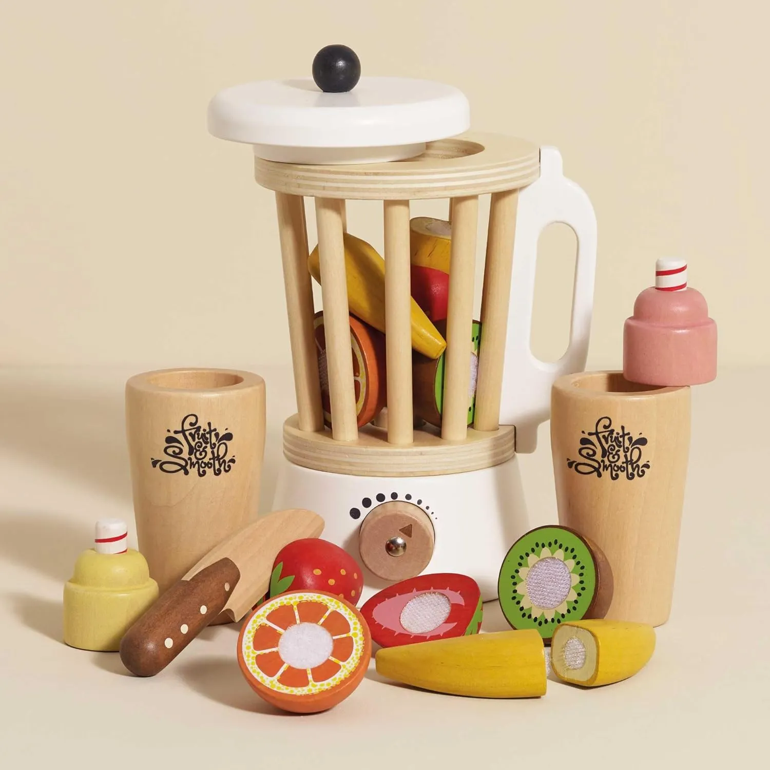 Blender & Wooden Fruit Set Premium Wooden Toys for Kids Ages 3 Years & Up - Le Toy Van