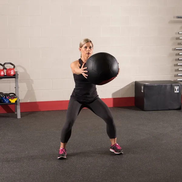 Body Solid Tools Soft Medicine Ball - 14" Diameter Wall Ball