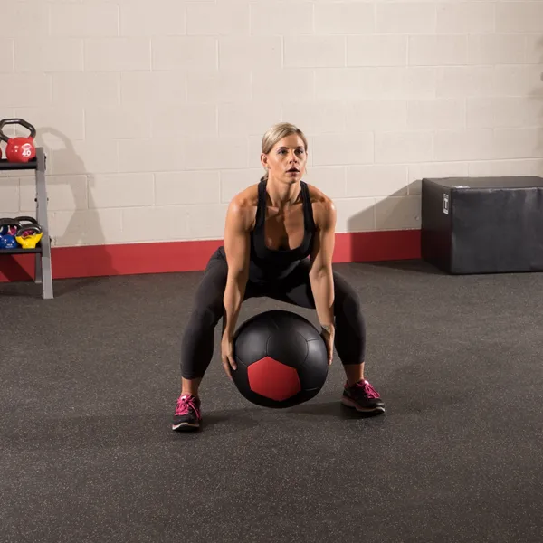 Body Solid Tools Soft Medicine Ball - 14" Diameter Wall Ball