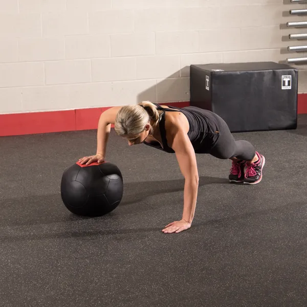 Body Solid Tools Soft Medicine Ball - 14" Diameter Wall Ball