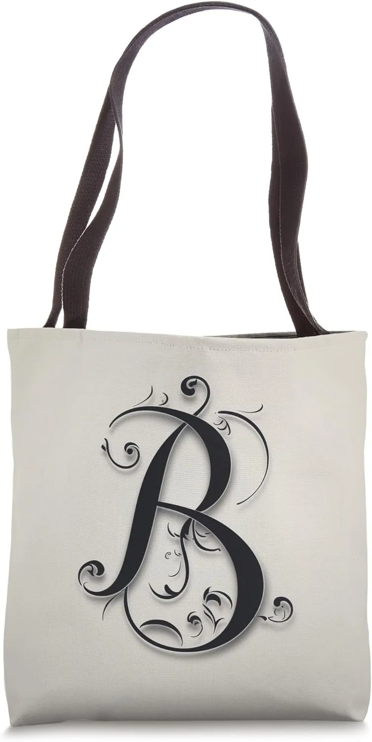 Boho Chic Floral Wreath Latter M Cute Pastel Tote Bag