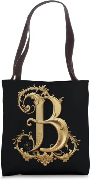 Boho Chic Floral Wreath Latter M Cute Pastel Tote Bag
