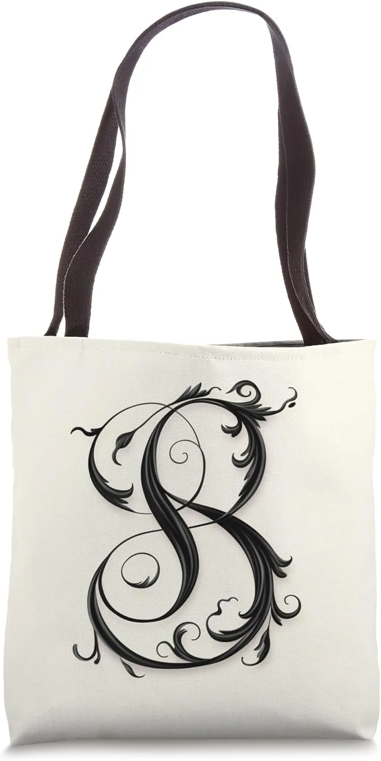 Boho Chic Floral Wreath Latter M Cute Pastel Tote Bag