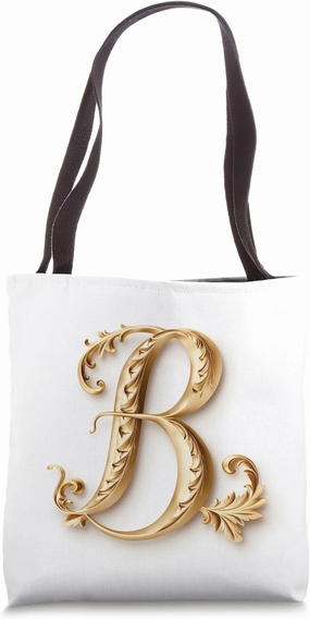 Boho Chic Floral Wreath Latter M Cute Pastel Tote Bag