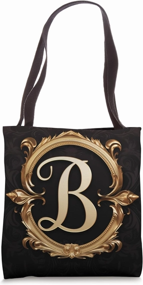 Boho Chic Floral Wreath Latter M Cute Pastel Tote Bag