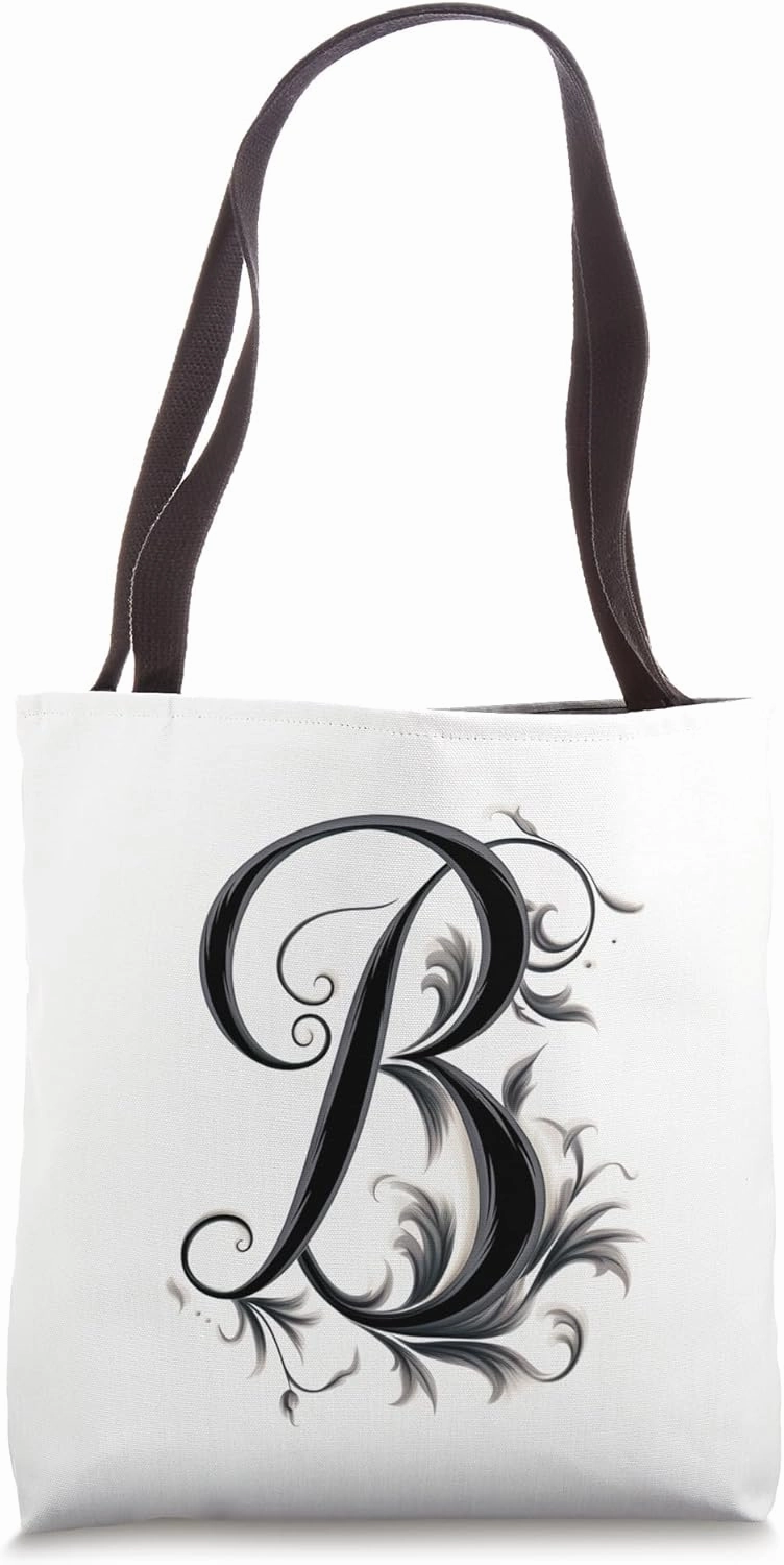 Boho Chic Floral Wreath Latter M Cute Pastel Tote Bag