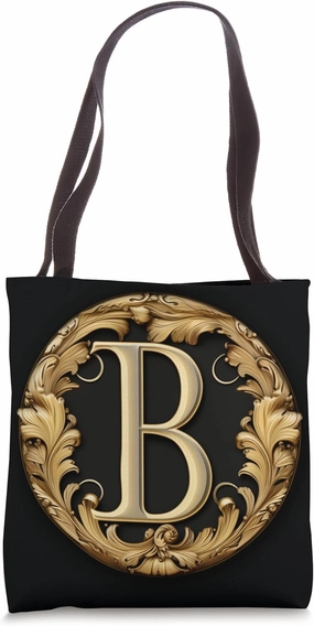 Boho Chic Floral Wreath Latter M Cute Pastel Tote Bag