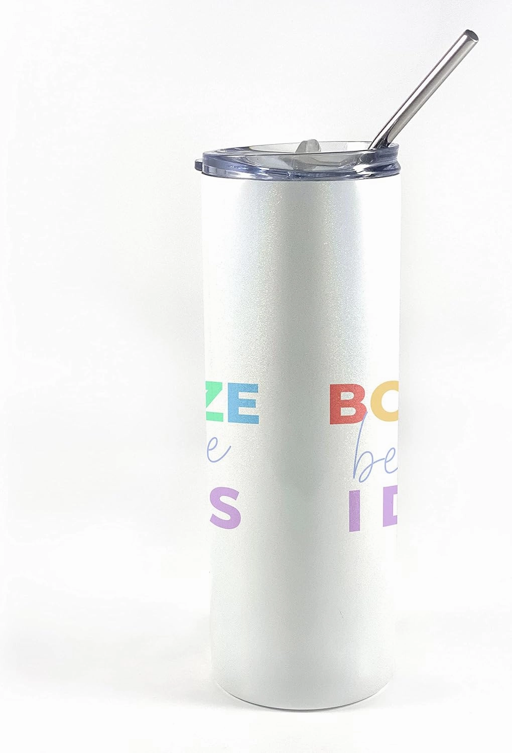 Booze Before I Do’s – Bachelorette Drinkware – One 20 oz Iridescent Stainless Steel Travel Tumbler with Straw – Double Wall Vacuum Insulation– Keep Beverages Cold For Up to 18 Hours or Hot for 6 Hours