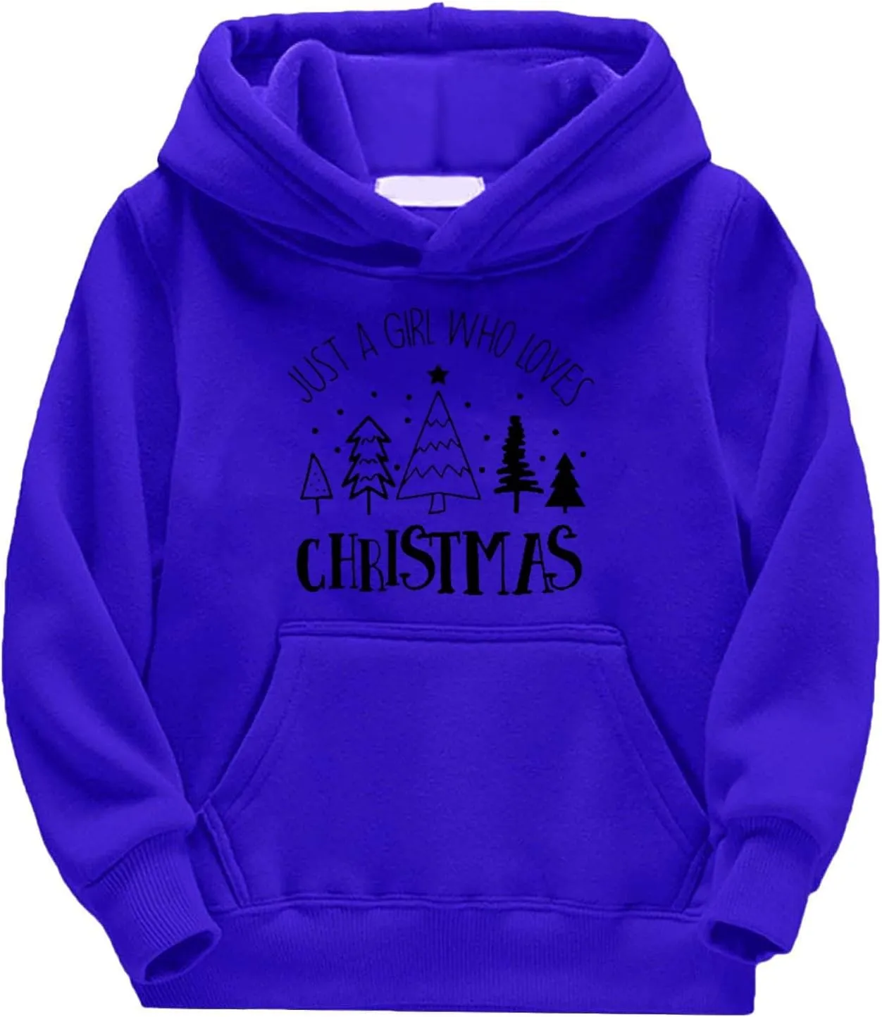 Boys Girls Christmas Clothes Kids Hoodie Sweatshirt Long Sleeve Funny Graphic Oversized Sweater Pullover