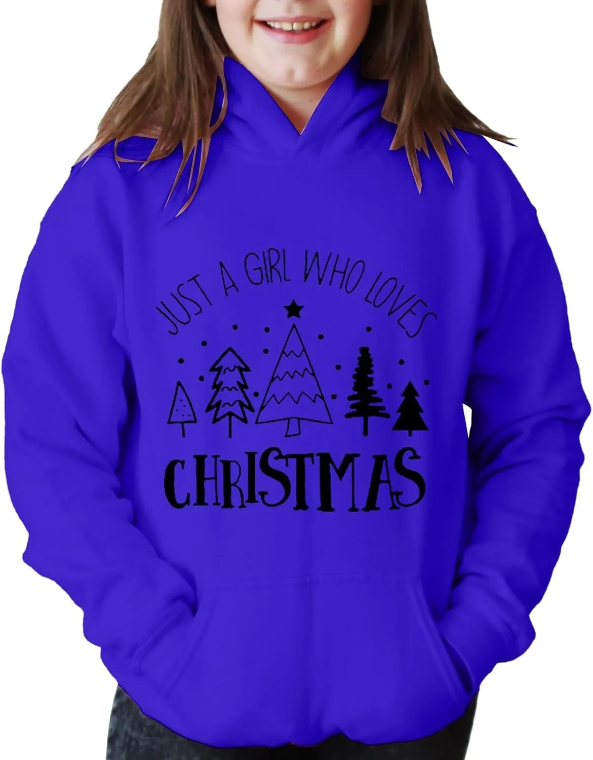 Boys Girls Christmas Clothes Kids Hoodie Sweatshirt Long Sleeve Funny Graphic Oversized Sweater Pullover