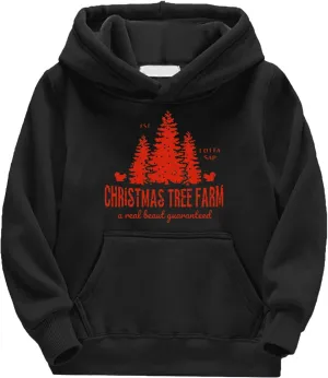 Boys Girls Long Sleeve Hoodie Sweatshirts Kids Christmas Funny Graphic Sweater Oversized Hooded Pullover Tops Outfit