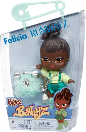 Bratz Babyz Runwayz Felicia Collectible Fashion Doll with Real Fashions