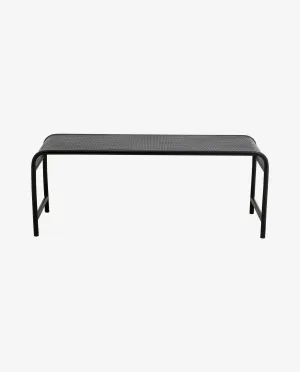 BRENTA outdoor bench - black