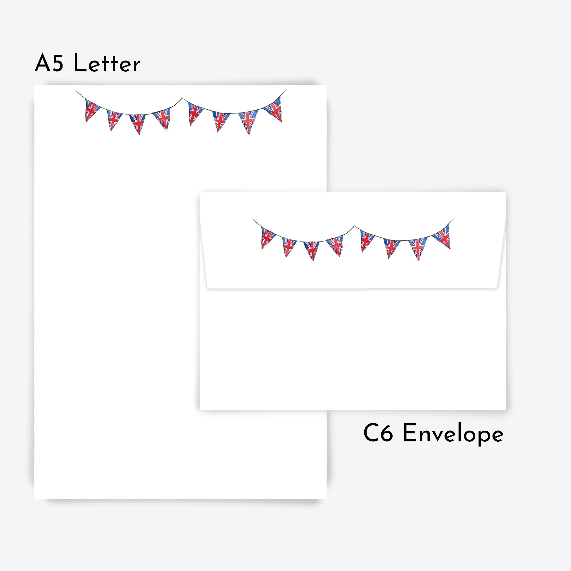 British Bunting Letter Writing Set