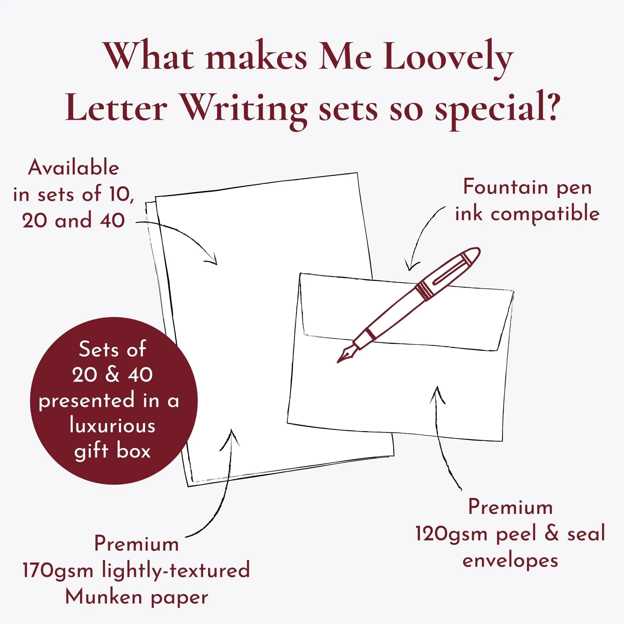 British Bunting Letter Writing Set