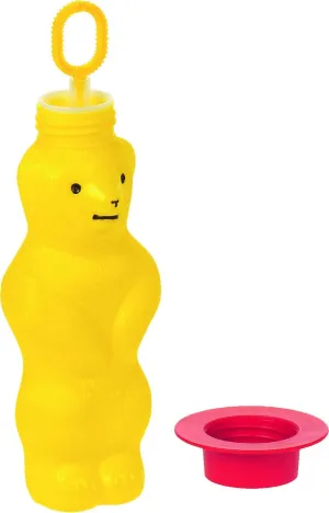 Bubble Bear 6 oz Bubble Blowing Squeeze to Blow Toy for Kids (Assorted Colors)