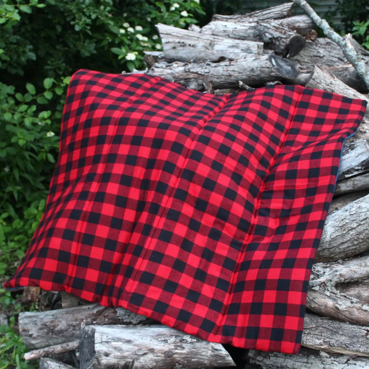 Buffalo Check and Denim Teepee Mat