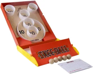 Buffalo Games Skee-Ball | Portable-Sized Classic Arcade Roll and Score Game for Kids, Adults & Families | Play Outdoor or Indoor