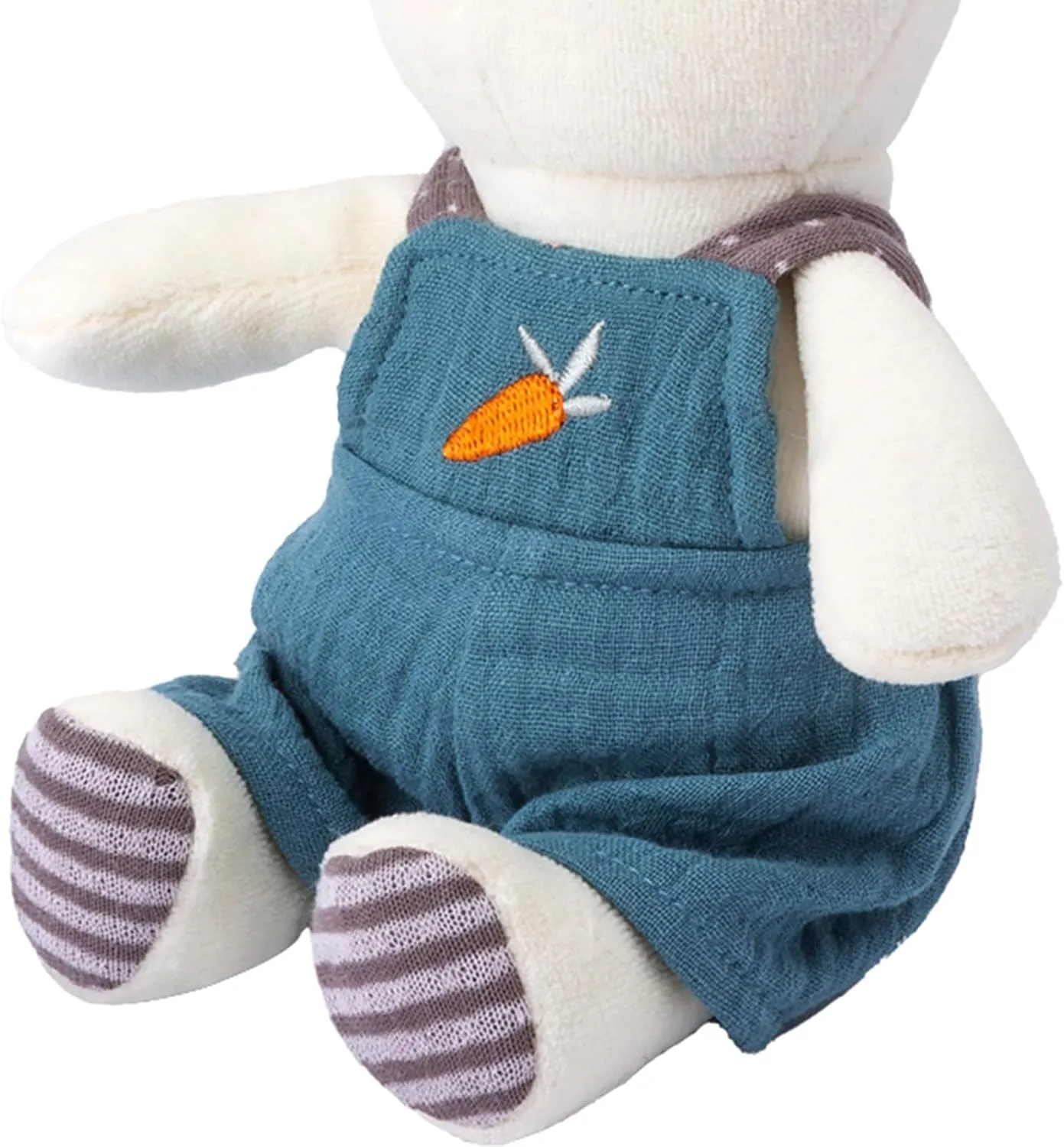 Bunny Stuffed Animal Organic Cotton Baby Plush Toys, 9" Plush Bunny Soft Cuddly Toy for Babies and Toddlers