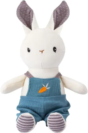 Bunny Stuffed Animal Organic Cotton Baby Plush Toys, 9" Plush Bunny Soft Cuddly Toy for Babies and Toddlers