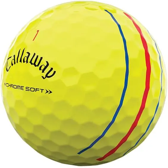 Callaway Golf 2022 Chrome Soft Golf Balls (True Track (Red/Blue)