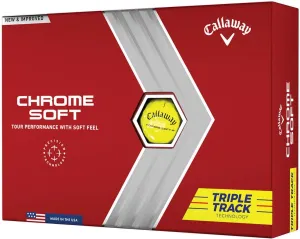 Callaway Golf 2022 Chrome Soft Golf Balls (True Track (Red/Blue)