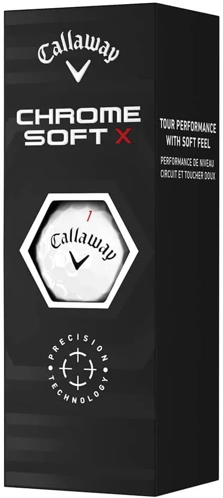 Callaway Golf Chrome Soft X Golf Balls (Triple Track (Yellow)