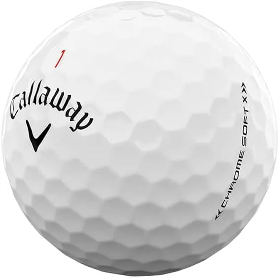 Callaway Golf Chrome Soft X Golf Balls (Triple Track (Yellow)