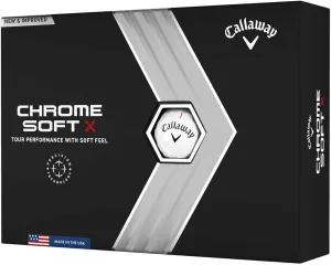 Callaway Golf Chrome Soft X Golf Balls (Triple Track (Yellow)